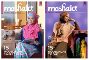 Hijab Tutorial Book by Moshaict Edition 1 & 2  - Cotton Shawl & Tye Dye Shawl,  @8USD Order: SMS/Whatsapp +62811847733, email:cs.beautyhijab@gmail.com